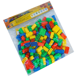 Set de cuburi de constructie pentru fete si baieti, mici, 500 G - Jucarie educativa si interactiva